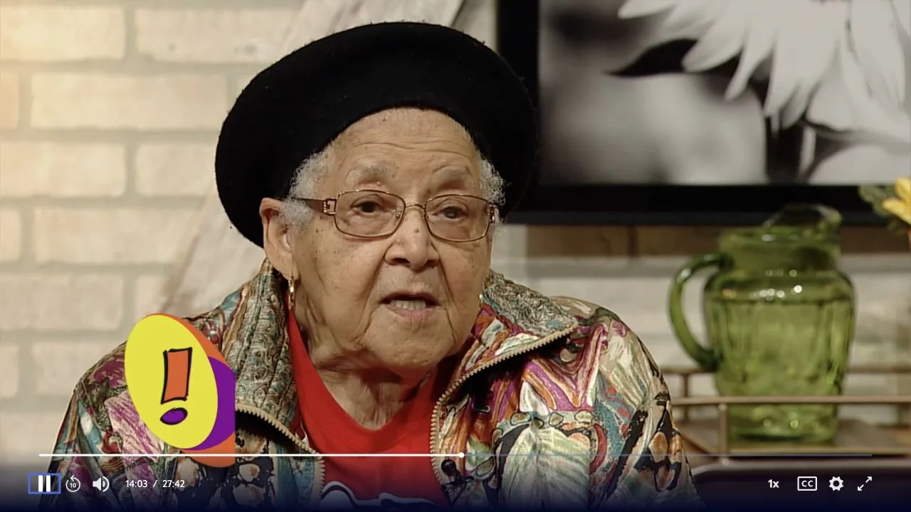 Pauline Johnson speaking about the Community Thanksgiving Dinner on KTWU’s Inspire in 2021.